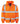 Black Knight BALAN Hi Vis Orange Lined Bomber Jacket