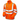 PULSAR® Orange Interactive Hi Vis Fleece Jacket - Recycled Content