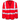 Supertouch Hi Vis Red Long Sleeved Velcro Vest